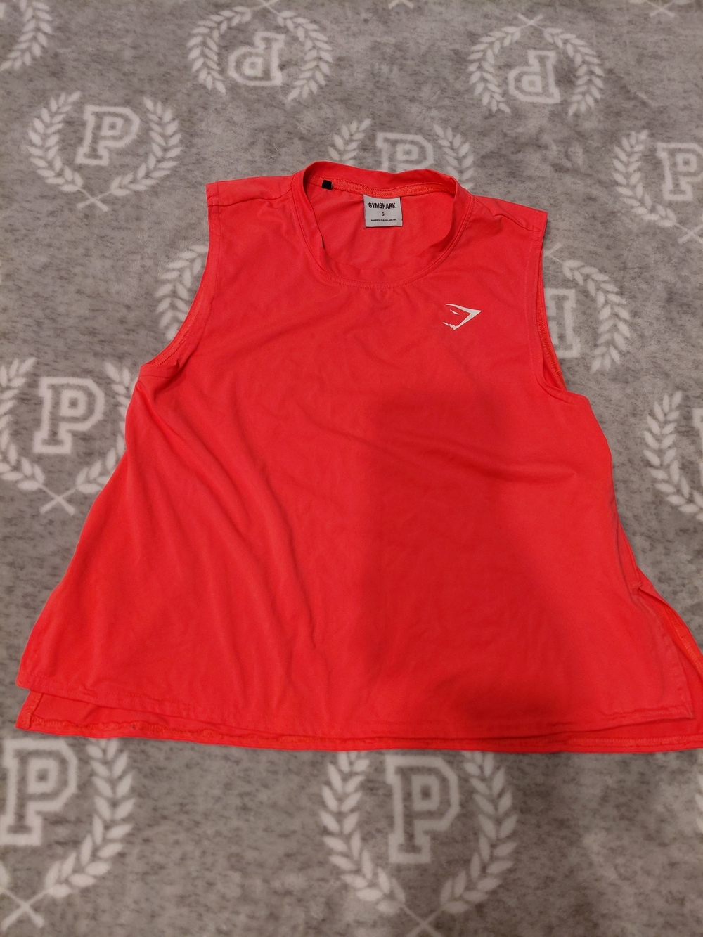 Gymshark Womens' Red/orange Sleeveless Performance Tank